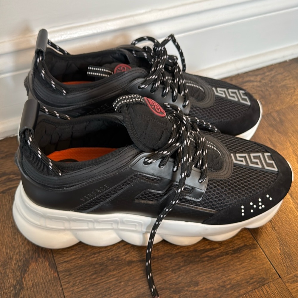 Versace Men’s Sneakers - Chaim Reaction, black, size 45